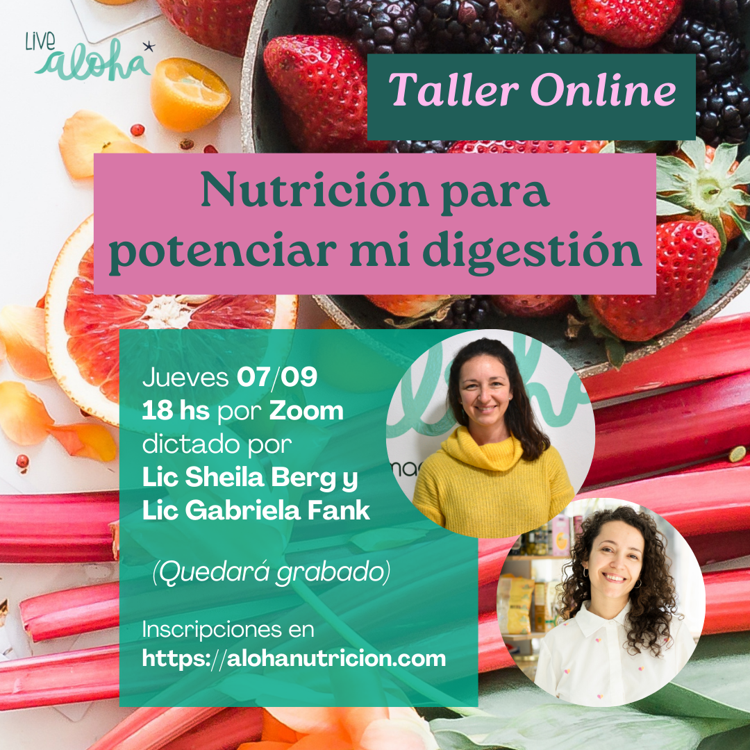 Taller Online: Nutrición para potenciar tu digestión