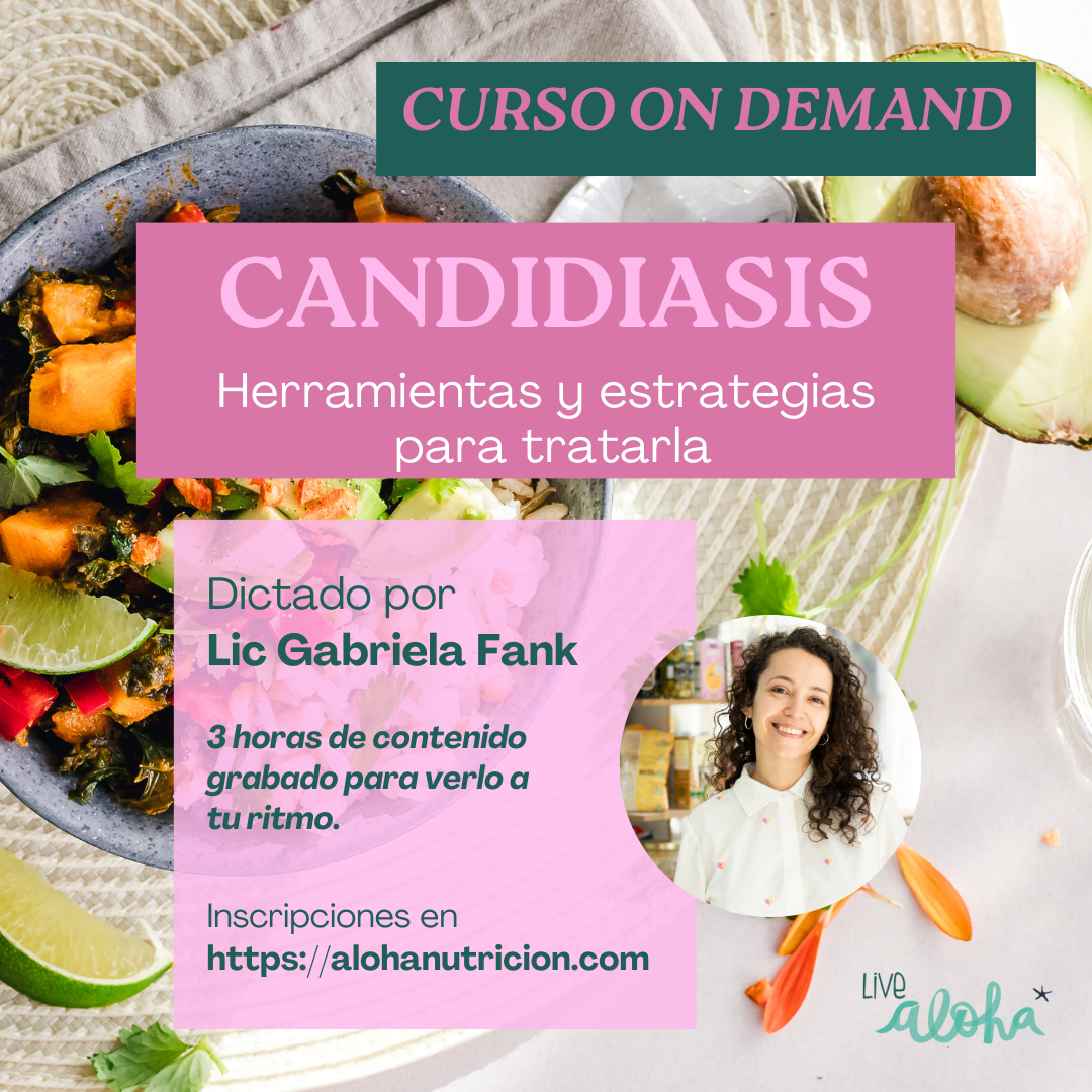 Curso ON DEMAND Candidiasis: estrategias y herramientas para tratarla GRABADO