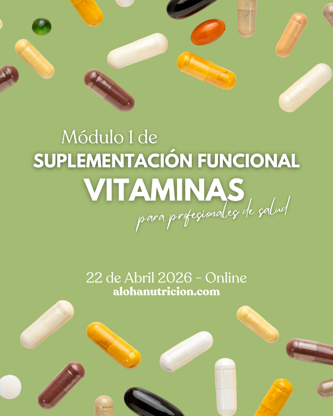 Suplementación Funcional: Modulo 1 VITAMINAS