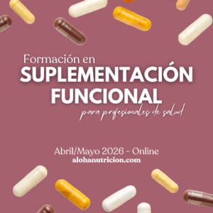Suplementación Funcional para Profesionales de Salud 2026
