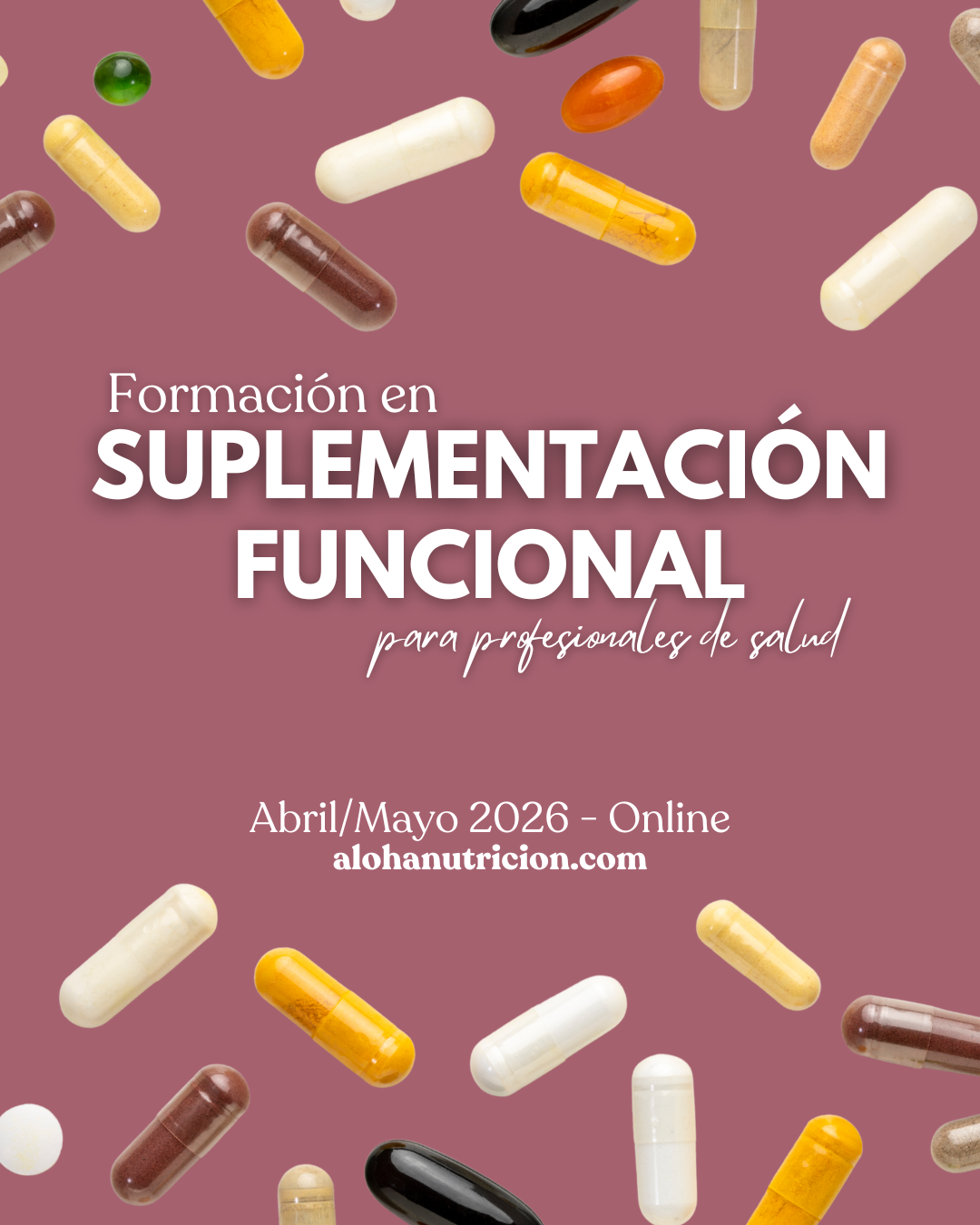 Suplementación Funcional para Profesionales de Salud 2026