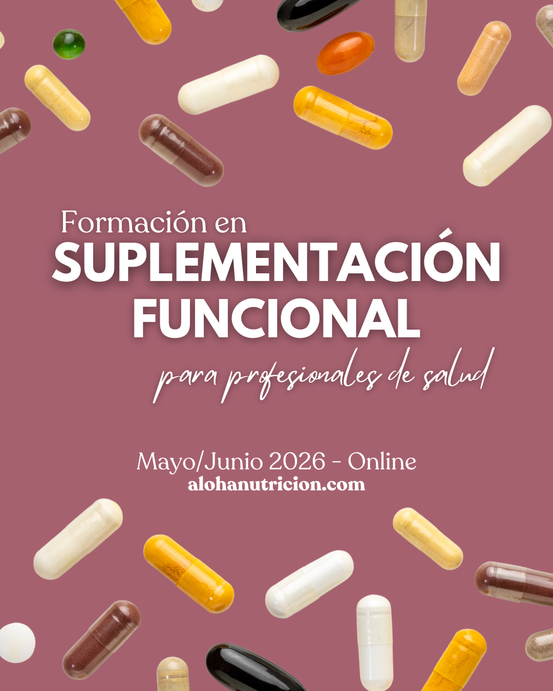 Suplementación Funcional para Profesionales de Salud 2026