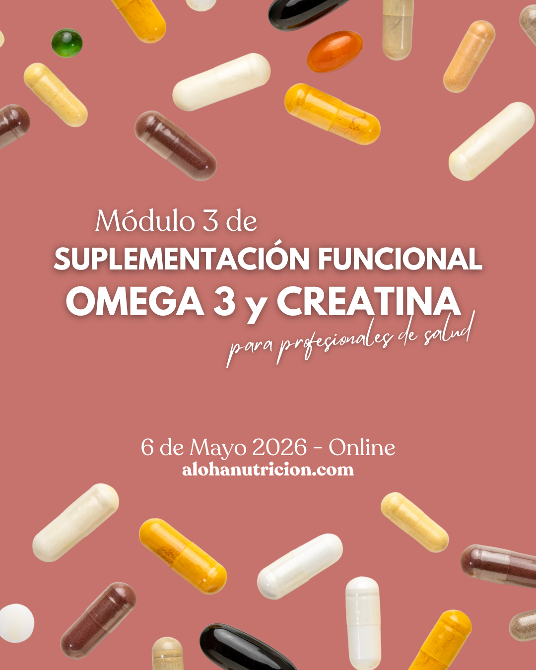 Suplementacion Funcional: Modulo 3 OMEGA 3 y CREATINA